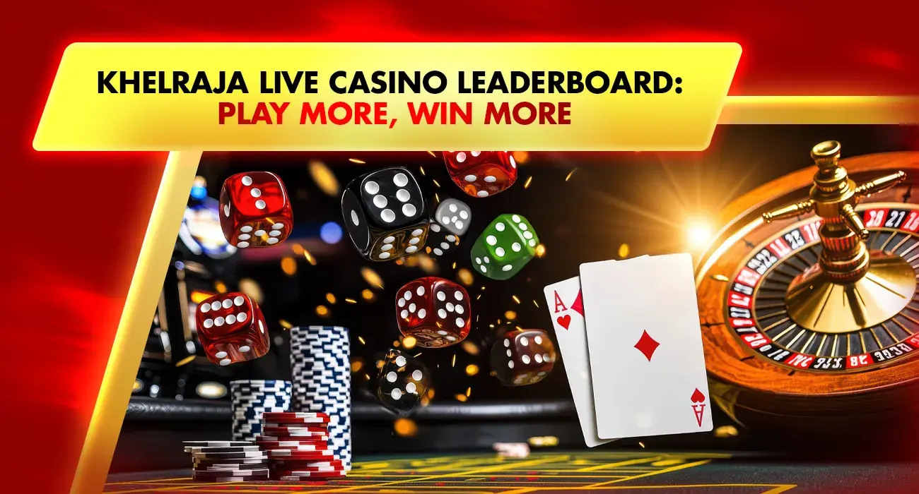 live casino dice and playing cards and poker chips and roulette wheel