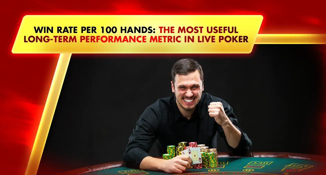 picture depicting man winning in stacks of chips in live online poker