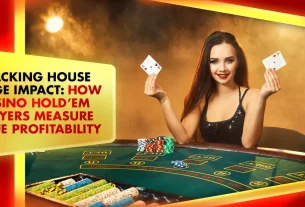 woman playing online poker on a table with cards and chips