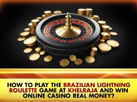 brazilian lightning roulette surrounded by gold coins