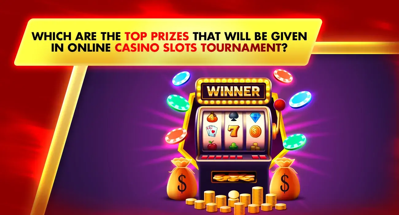 online casino slots prizes in coins and bags in front of a spinning reel