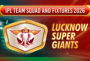 IPL Team Squad and Fixtures 2026 - lsg