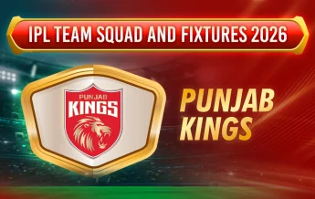 IPL Team Squad and Fixtures 2026 - pbks