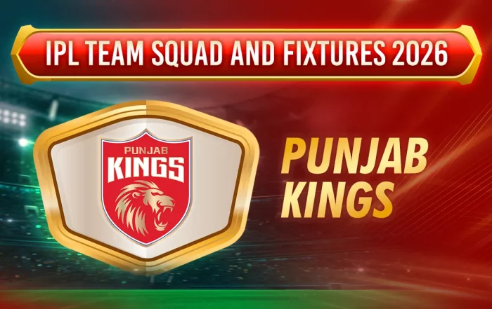 IPL Team Squad and Fixtures 2026 - pbks