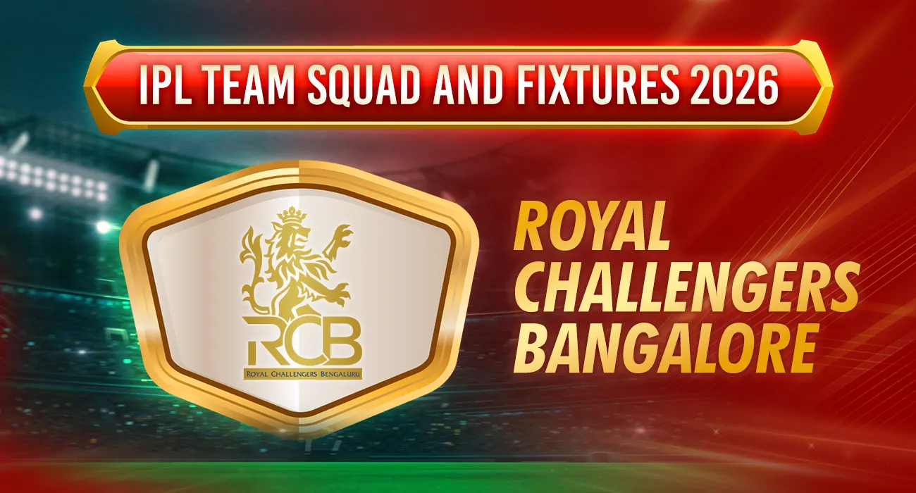 IPL Team Squad and Fixtures 2026 - rcb