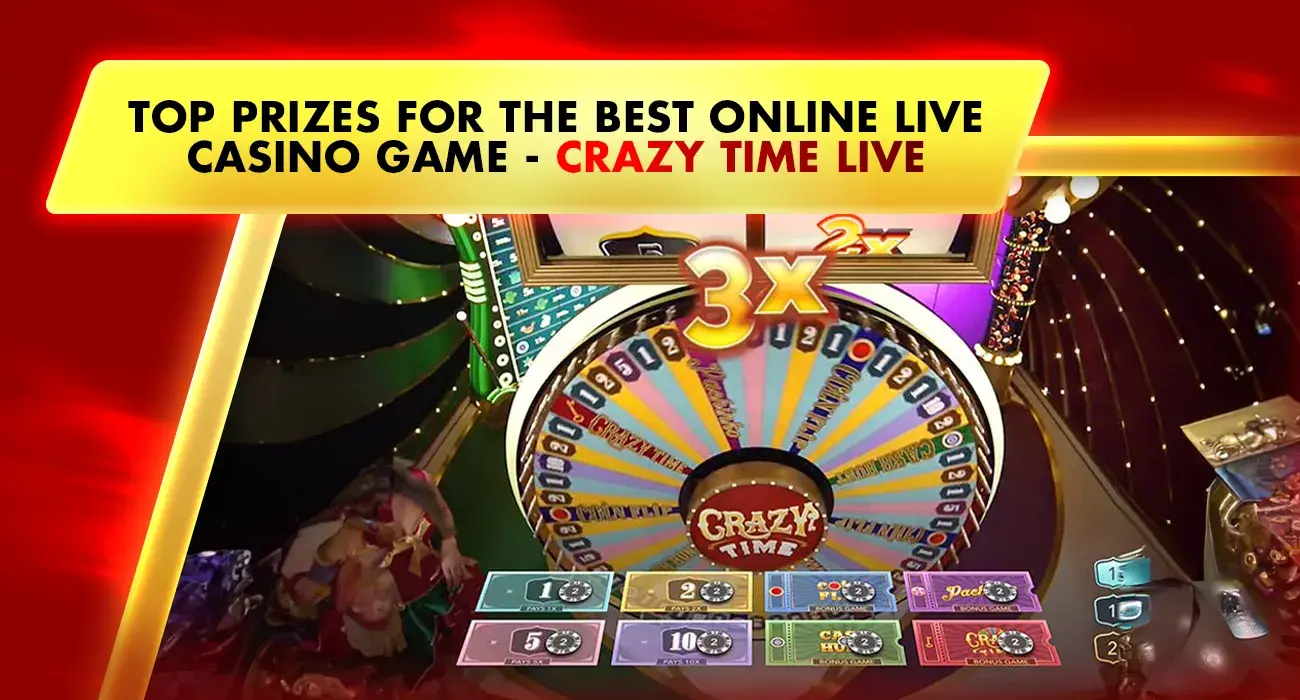 crazy time live wheel with 3x multiplier