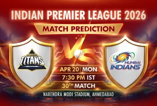 Match 30: Indian Premier League (IPL) 2026: GT vs MI Today Match Predictions