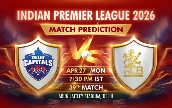 Match 39: Indian Premier League (IPL) 2026: DC vs RCB Today Match Predictions